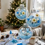 Baking Soda Winter Wonderland Ornaments