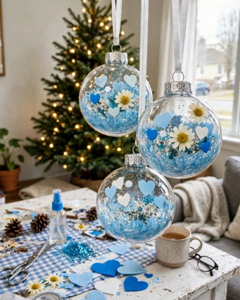 Baking Soda Winter Wonderland Ornaments: Easy Kids Craft