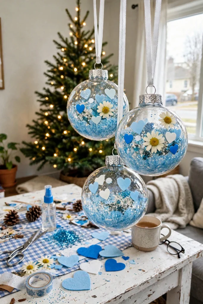 Baking Soda Winter Wonderland Ornaments