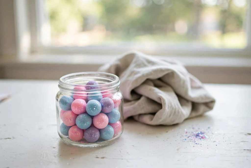 Easy Fairy Dust Bouncy Balls for Kids