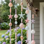 DIY Pastel Seashell Wind Chime for Kids