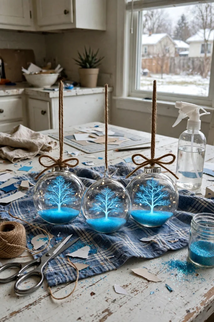 Glow Winter Tree Ornaments