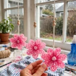 Borax Crystal Flower Ornaments